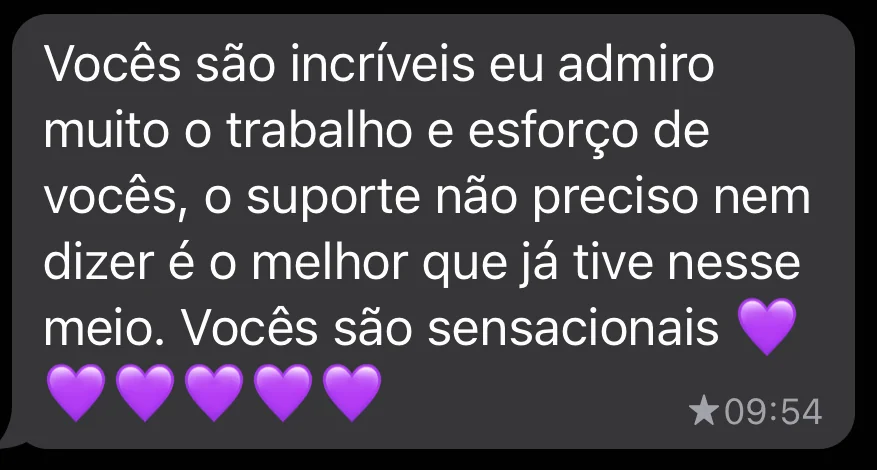 Feedback real de cliente Bruno dos Bordados 15