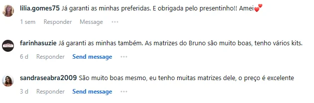 Feedback real de cliente Bruno dos Bordados 16