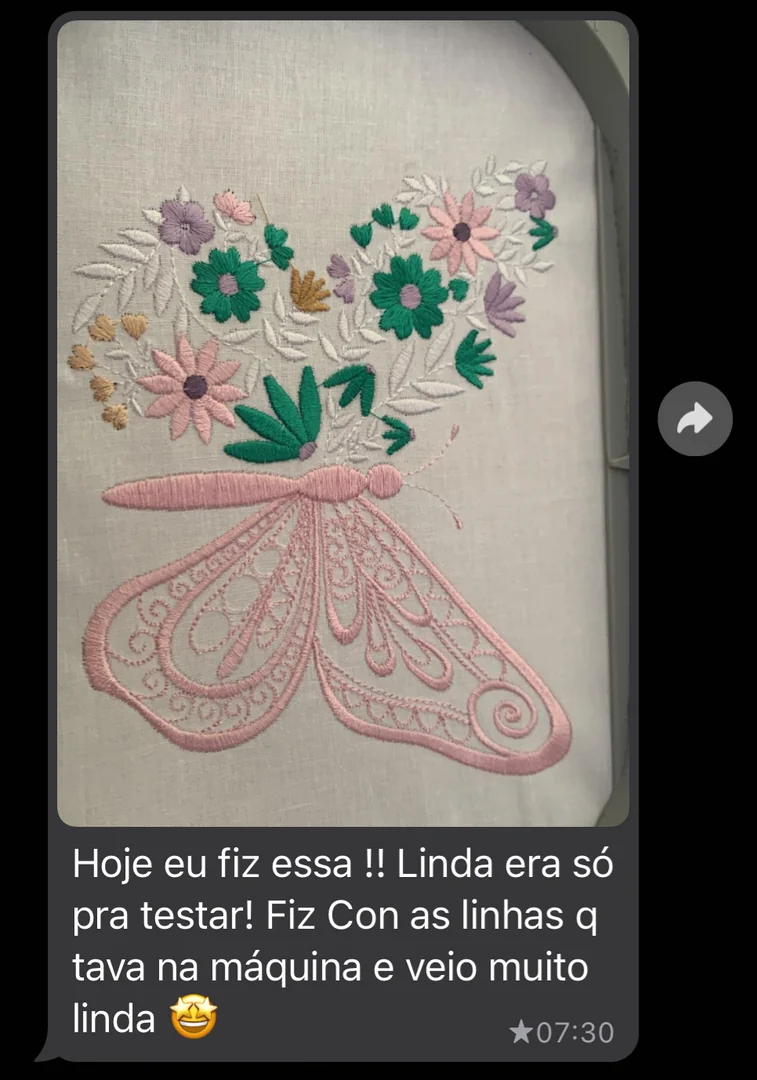 Feedback real de cliente Bruno dos Bordados 18