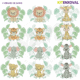 1_5fa6b154-908d-413c-864b-ef42e264f784-2 Kit Enxoval #81 - Safari moldura, tag, hora do banho e jardim