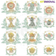 3_c82a72f9-f7ee-489d-b35c-900ad3a51a31-2 Kit Enxoval #81 - Safari moldura, tag, hora do banho e jardim
