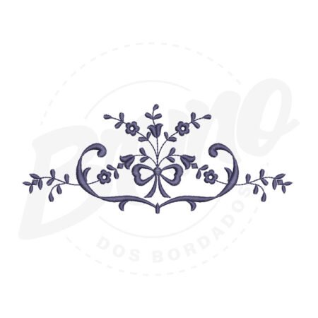 BDB01M03-1 CG13M003 - Barrinha flor e laço