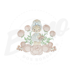 CG11M003 - Menina e flores