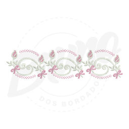 CG19M014 - Barrinha flor e laço