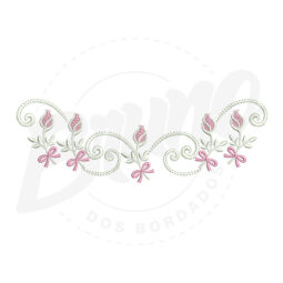 CG19M016 - Barrinha flor e laço