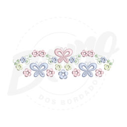 CG21M010 - Barrinha flor e borboleta