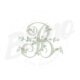 MP16-B-1 Alfabeto Broto de Rosa
