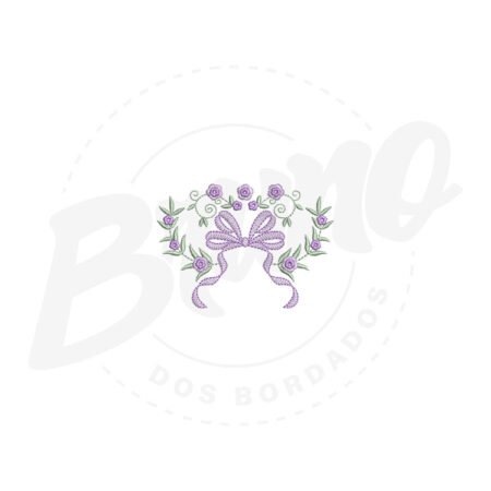 MP18M055T10X10-1 MP18M055 - Laço e flores MINI