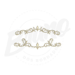 MP18M088 - Moldura flor de lis