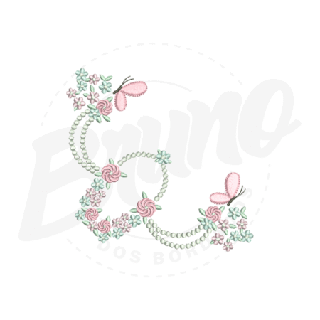 MP19M025-1 MP19M025 - Canto Flor e Borboleta
