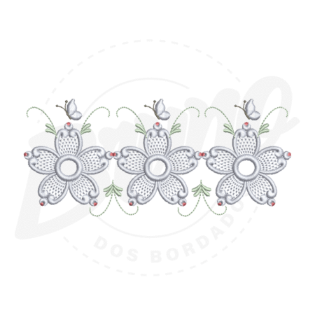 MP19M110-1 MP19M110 - Barrinha flor e borboleta