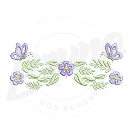 MP19M205-1 MP19M205 - Barrinha flor e borboleta