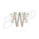 MP19M302T10X10W-1 Alfabeto Florido