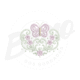 MP23M018T10X10APLIQUE-1 MP23M018 - Borboleta 3D, Aplique e Tatame 10X10