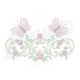 MP23M021 - Barrinha Borboleta 3D, Aplique e Tatame
