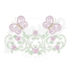 MP23M021 - Barrinha Borboleta 3D, Aplique e Tatame