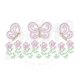 MP23M025 -  Barrinha Borboleta 3D, Aplique e Tatame