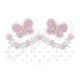 MP23M034 -  Barrinha Borboleta 3D, Aplique e Tatame