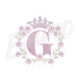 MP23M114T13X18G Alfabeto Coroa Feminino