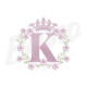 MP23M118T13X18K Alfabeto Coroa Feminino