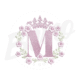 MP23M120T13X18M Alfabeto Coroa Feminino