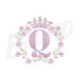 MP23M124T13X18Q Alfabeto Coroa Feminino