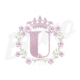 MP23M128T13X18U Alfabeto Coroa Feminino