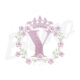 MP23M132T13X18Y Alfabeto Coroa Feminino
