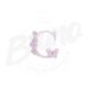 MP31M104T10X10C-1 Alfabeto Borboleta 3D