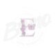 MP31M106T10X10E-1 Alfabeto Borboleta 3D