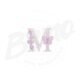 MP31M114T10X10M-1 Alfabeto Borboleta 3D