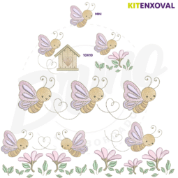 Kit Enxoval #111 - Borboleta
