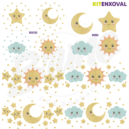 fundocatalogo_568868f7-546f-41cd-b3b7-714c86e0c193-2 Kit Enxoval #130 - Céu, estrela, nuvem e sol
