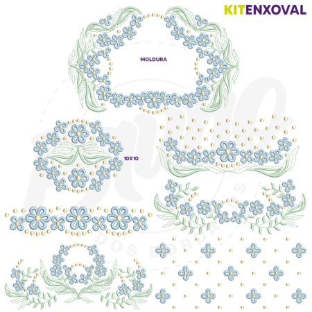Kit Enxoval #55 - Floral