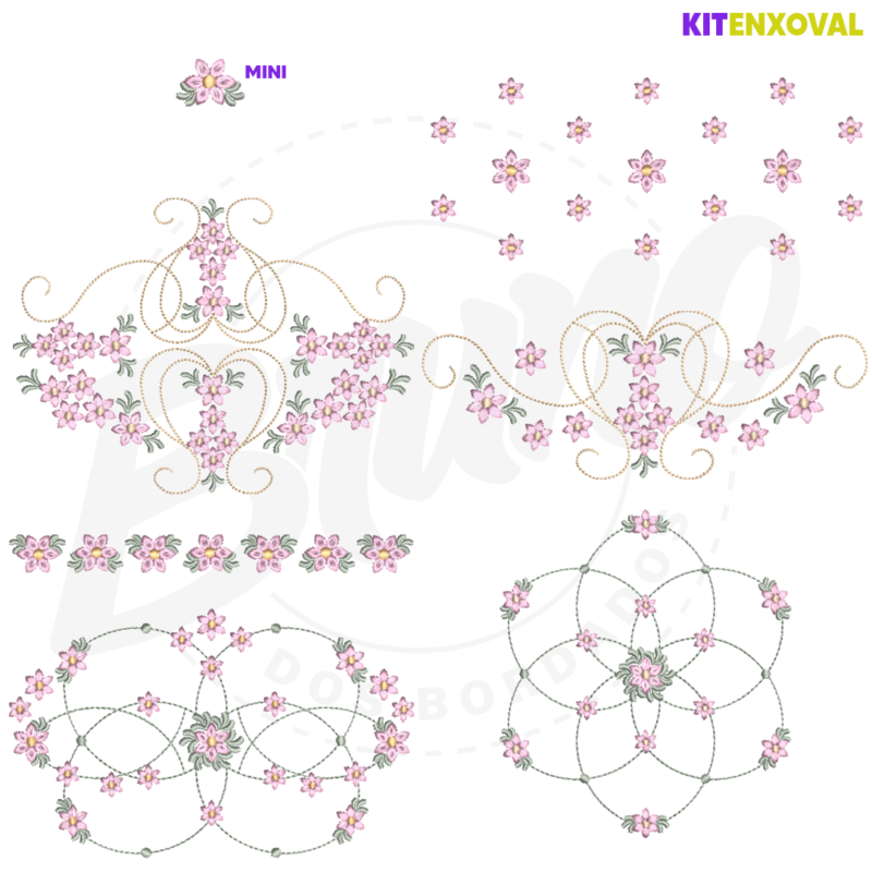 Kit Enxoval #148 - Floral