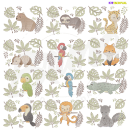 Kit Enxoval #154 - Fauna Brasileira