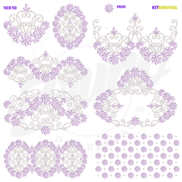 Kit Enxoval #155 - Floral e arabesco