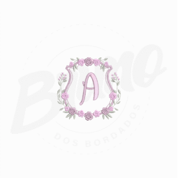 ALFABETO BRASÃO DE ROSAS