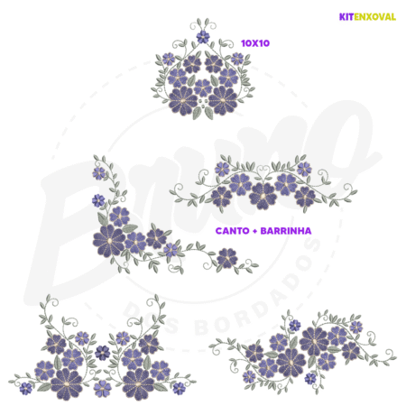 Kit Enxoval #159 - Floral