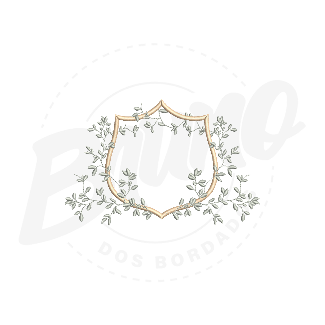 MP32M008 - Moldura folhagem