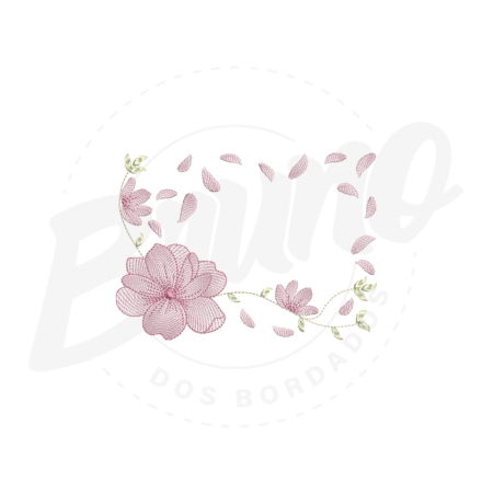 MP32M045T13X18 MP32M045 - Moldura floral