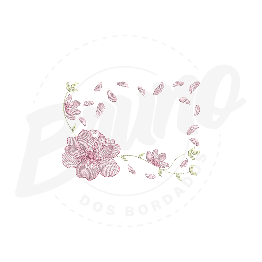 MP32M045 - Moldura floral