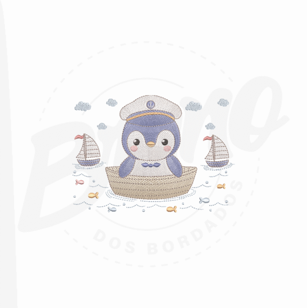 MP32M054T13X18 MP32M054 - Pinguim no barquinho
