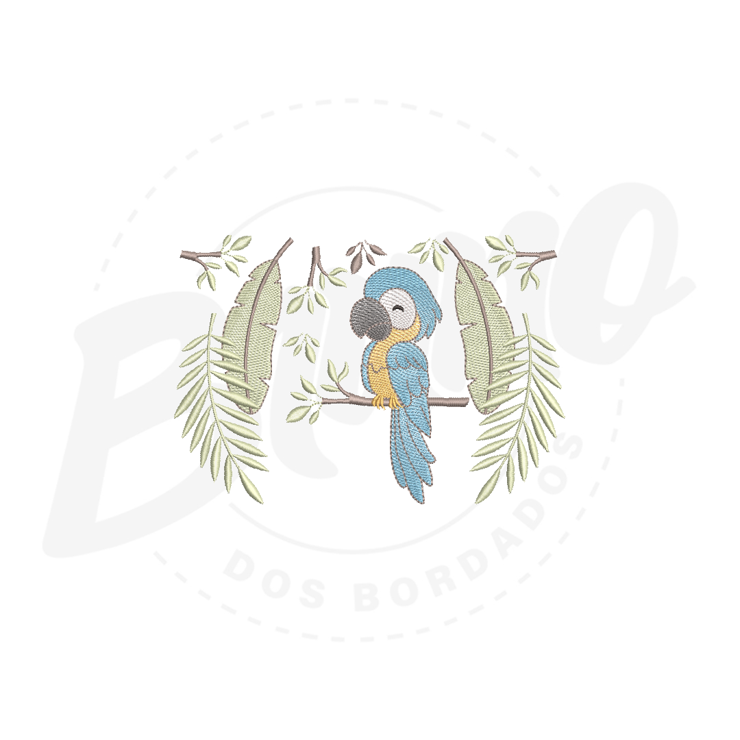 MP32M119 - Arara azul + 10x10