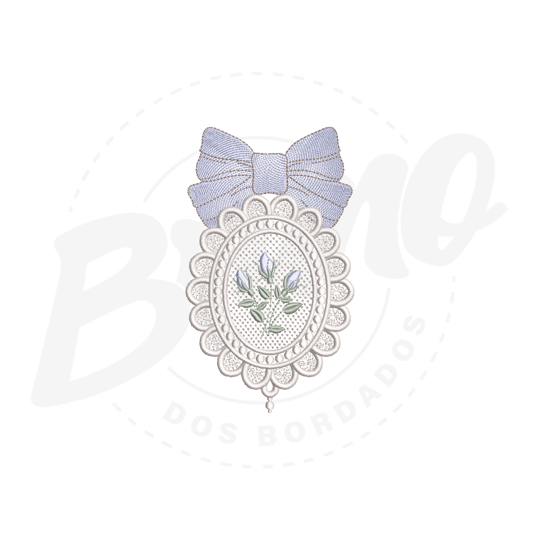 MP33M003 - Brasão laço e flor