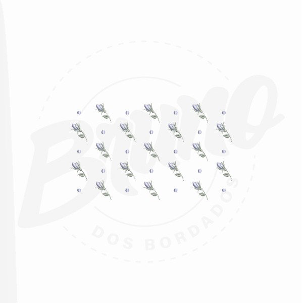 MP33M004T13X18 MP33M004 - Barrinha broto de flor