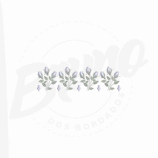 MP33M010T13X18 MP33M010 - Barrinha broto de flor