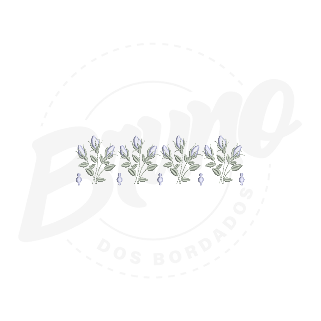 MP33M010T13X18 MP33M010 - Barrinha broto de flor