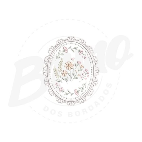 MP34M001T13X18 MP34M001 - Moldura floral