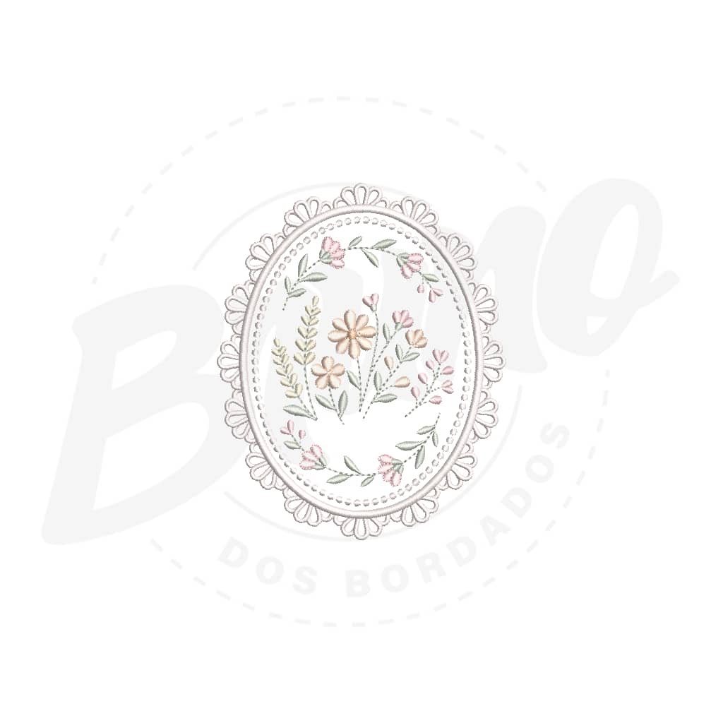 MP34M001 - Moldura floral